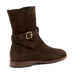 Stivaletti Donna Camoscio Marrone