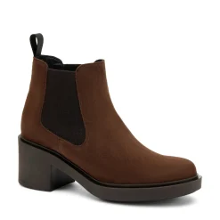 Stivaletti Donna Camoscio Marrone