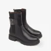 Stivaletti Donna Chelsea Pelle Nero
