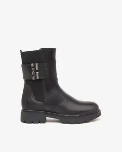 Stivaletti Donna Chelsea Pelle Nero