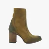 Stivaletti Donna in Camoscio Cuoio