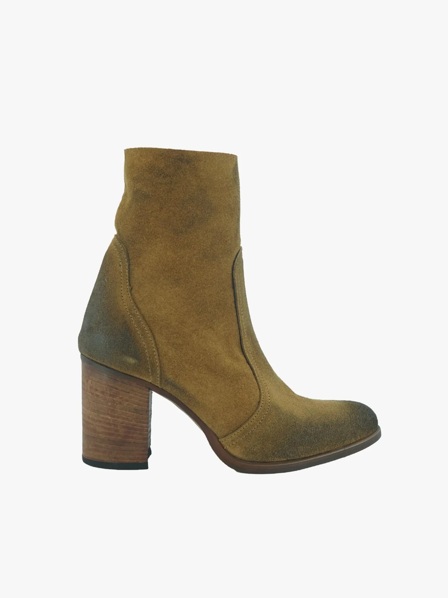 Stivaletti Donna in Camoscio Cuoio