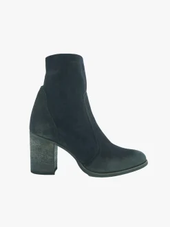 Stivaletti Donna in Camoscio Blu