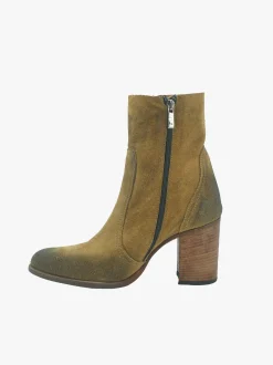 Stivaletti Donna in Camoscio Cuoio