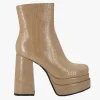 Stivaletti Donna in Cocco Beige