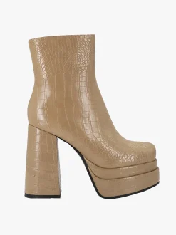Stivaletti Donna in Cocco Beige