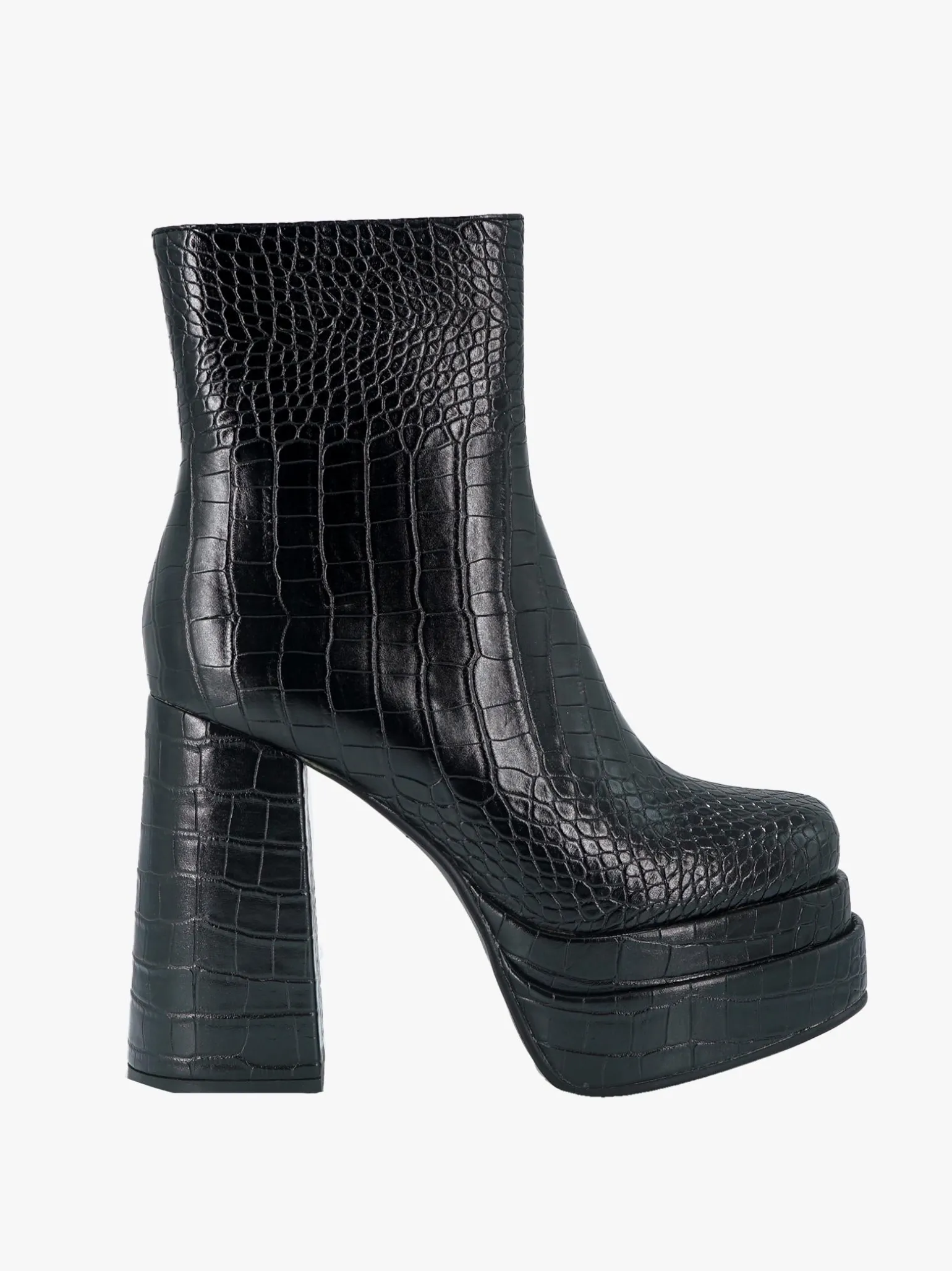 Stivaletti Donna in Cocco Nero