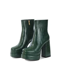Stivaletti Donna in Cocco Verde