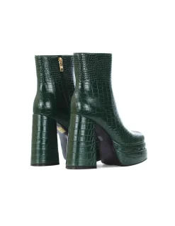Stivaletti Donna in Cocco Verde