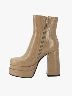 Stivaletti Donna in Cocco Beige