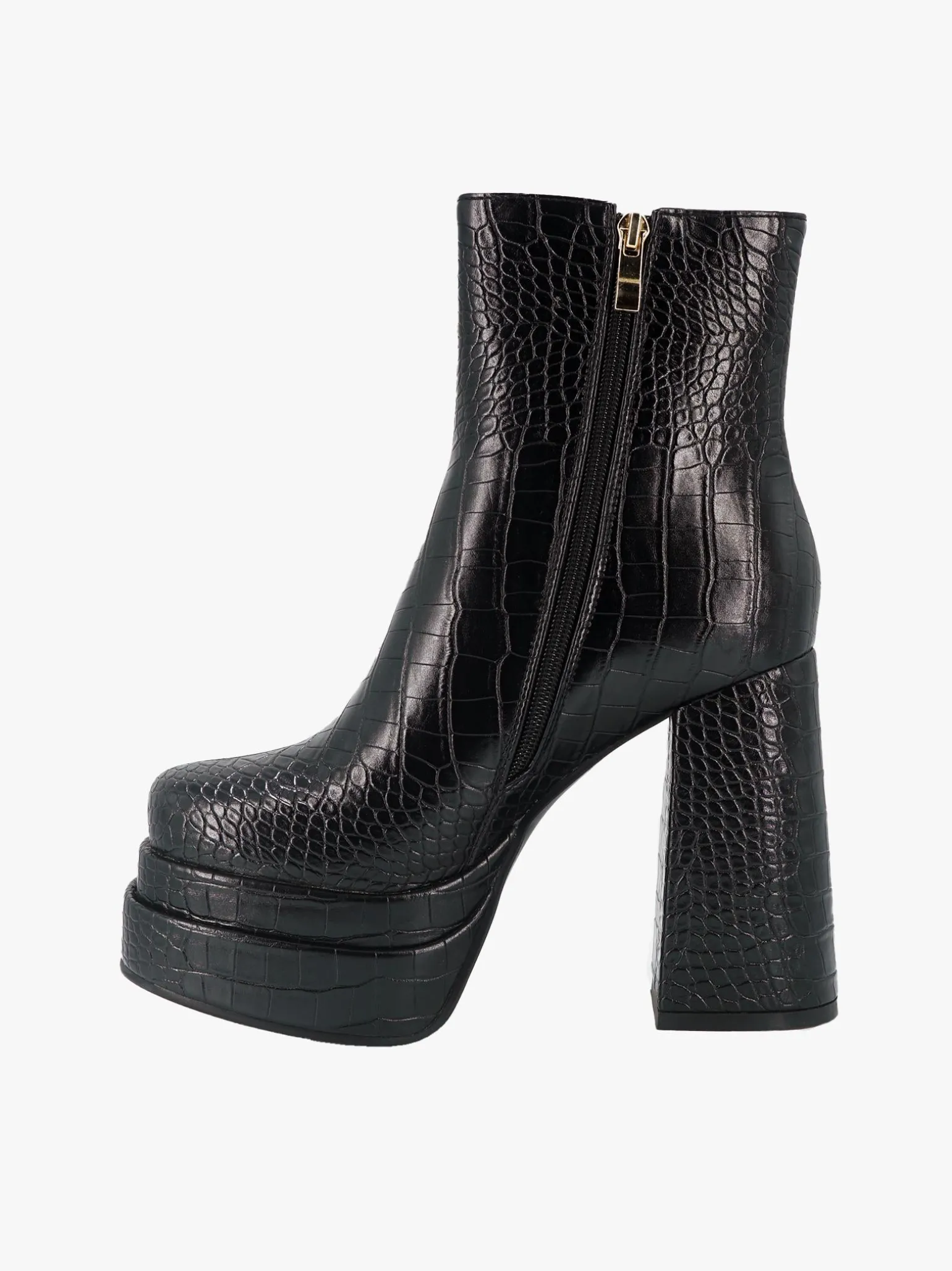 Stivaletti Donna in Cocco Nero