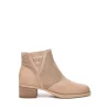 Stivaletti Donna in Pelle Tacco Basso