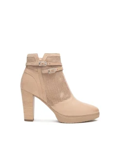 Stivaletti Donna in Pelle Tacco Alto e Plateau