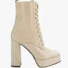 Stivaletti Donna in Pelle con Plateau