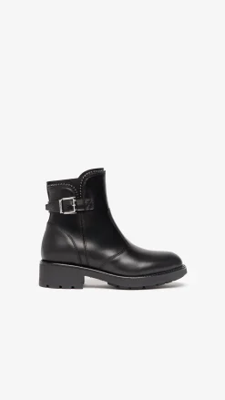 Stivaletti Donna in Pelle Nera