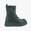 Stivaletti Donna in Pelle con Fibbie