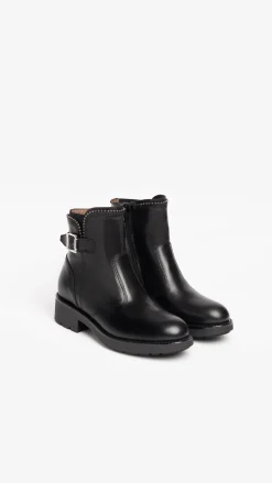 Stivaletti Donna in Pelle Nera