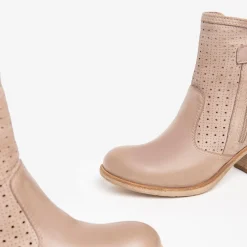 Stivaletti Donna in Pelle Torba