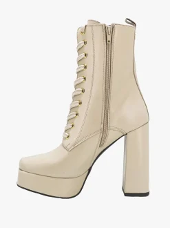 Stivaletti Donna in Pelle con Plateau