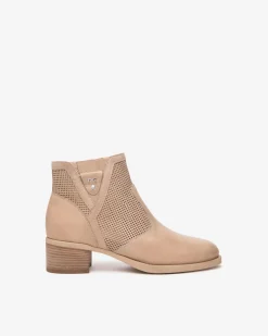 Stivaletti Donna in Pelle Tacco Basso