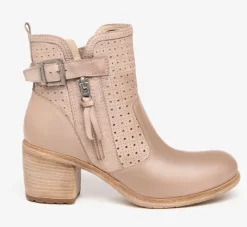 Stivaletti Donna in Pelle Torba