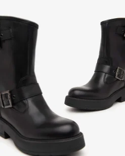 Stivaletti Donna  Pelle Nero