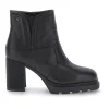 Stivaletti Donna Tacco Alto in Pelle Nero