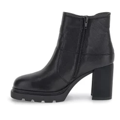 Stivaletti Donna Tacco Alto in Pelle Nero