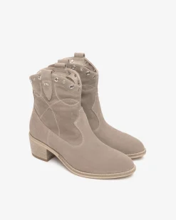 Stivaletti Donna Tex in Camoscio Creta