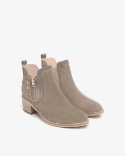 Stivaletti Donna Tex in Camoscio Creta