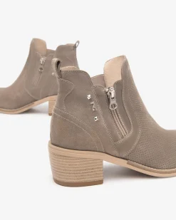 Stivaletti Donna Tex in Camoscio Creta