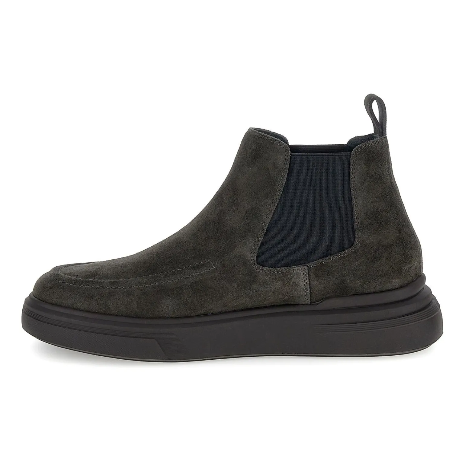 Stivaletti Uomo Chelsea in Camoscio Grigio