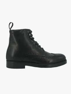 Stivaletti Uomo Oxford in Pelle Nero