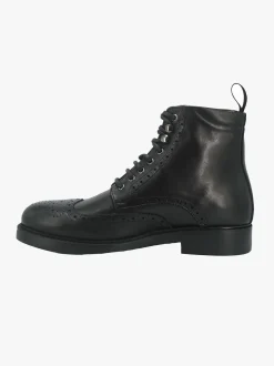 Stivaletti Uomo Oxford in Pelle Nero