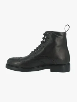 Stivaletti Uomo Oxford in Pelle Marrone