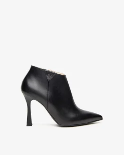 Stivaletto Caviglia Punta Tacco Spillo Nero