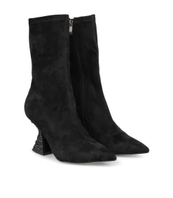 Stivaletto Donna Elasticizzato Nero