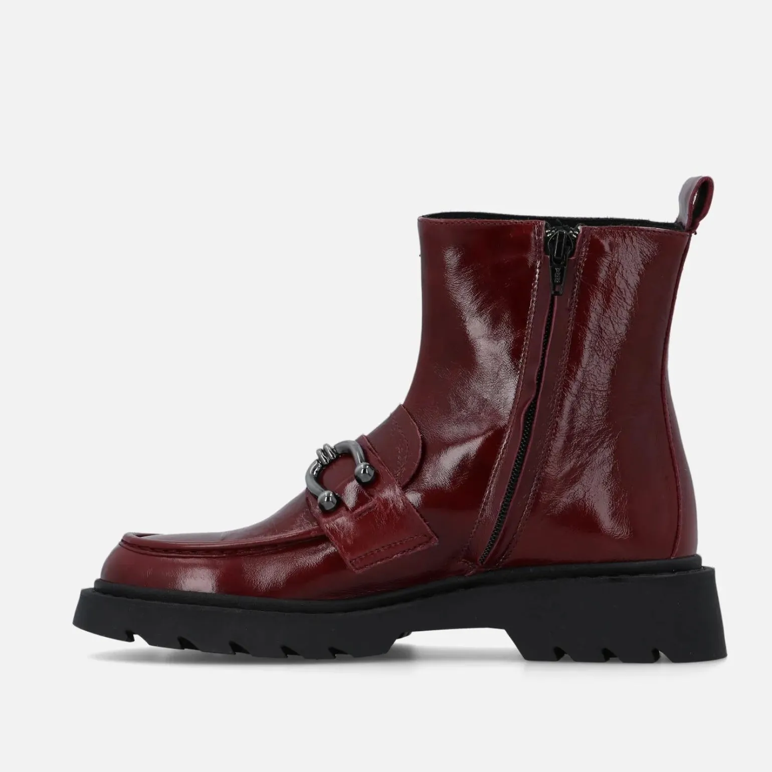 Stivaletto in Pelle con Morsetto