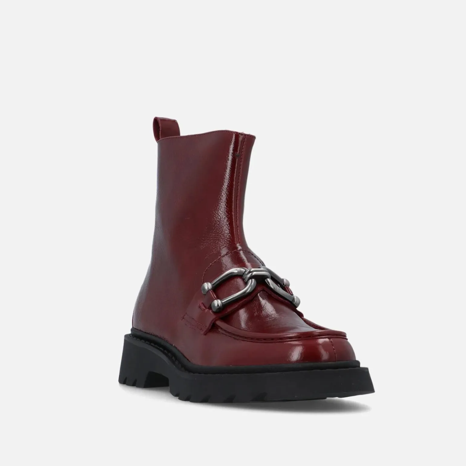 Stivaletto in Pelle con Morsetto