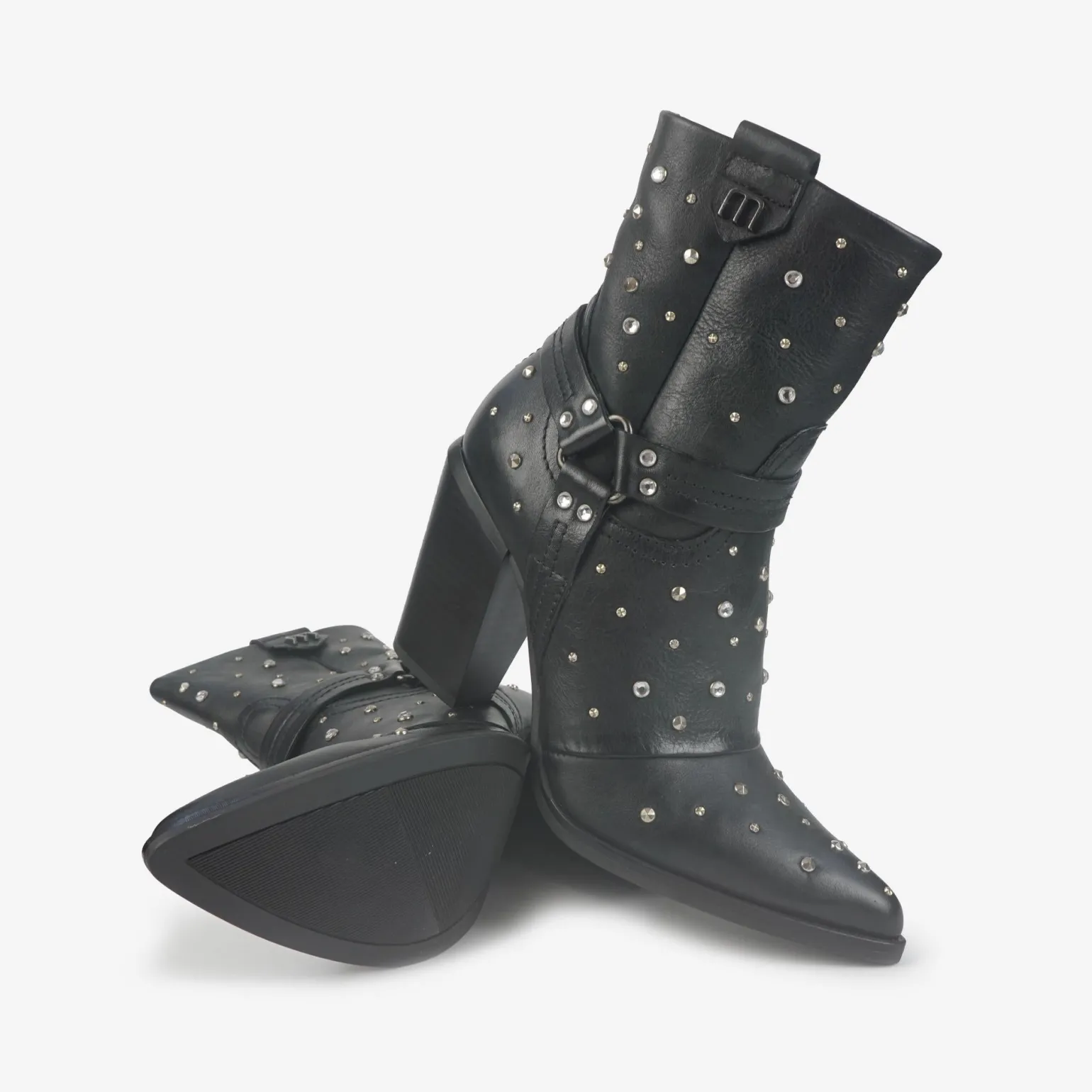 Stivaletto Texano con Borchie