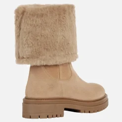 Stivali Donna Camoscio Beige