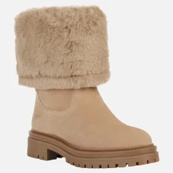 Stivali Donna Camoscio Beige