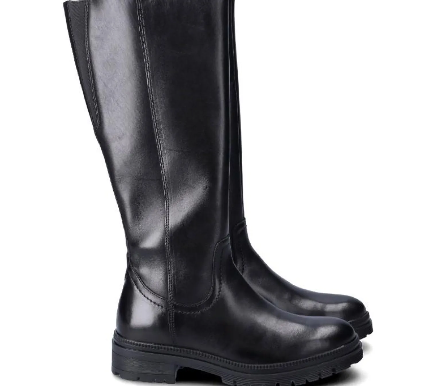Stivali Donna in Pelle Nera