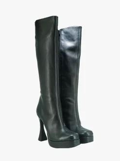 Stivali Donna in Pelle Nero