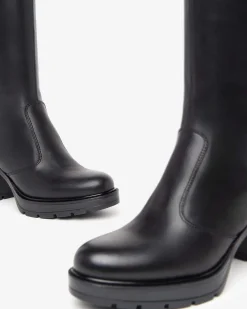 Stivali Donna Pelle Nero