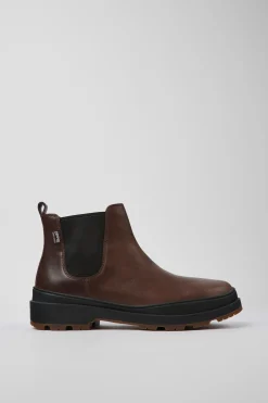 Stivlaetto Beatles Pelle Marrone