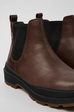 Stivlaetto Beatles Pelle Marrone