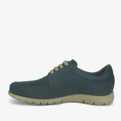 Stringata Bassa Uomo in Pelle Blu