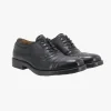 Stringate Uomo in Pelle Nera