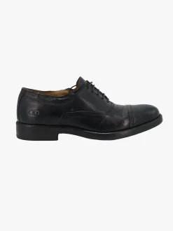 Stringate Uomo in Pelle Nera